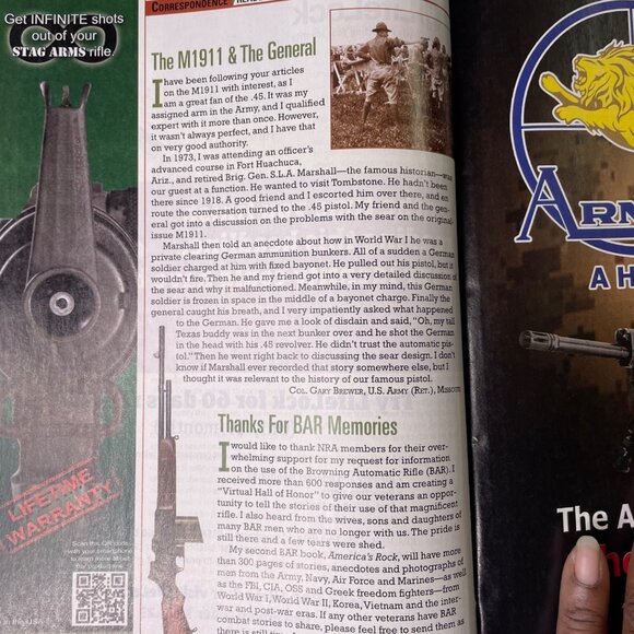 American Rifleman NRA Magazine July 2011 Vol 159 No 7 u National Rifle Associati - Picture 7 of 14